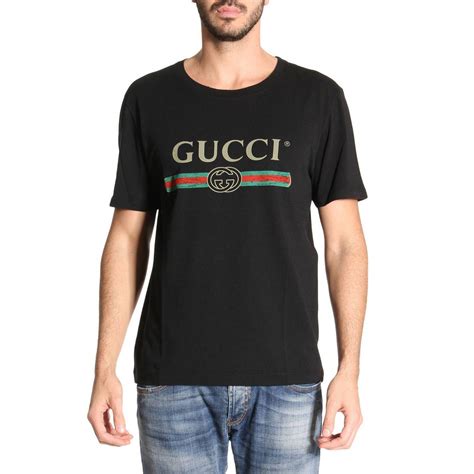 black gucci shirt cheap|gucci t shirt black men.